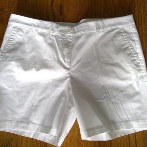 Talbots "Weekend" White Shorts